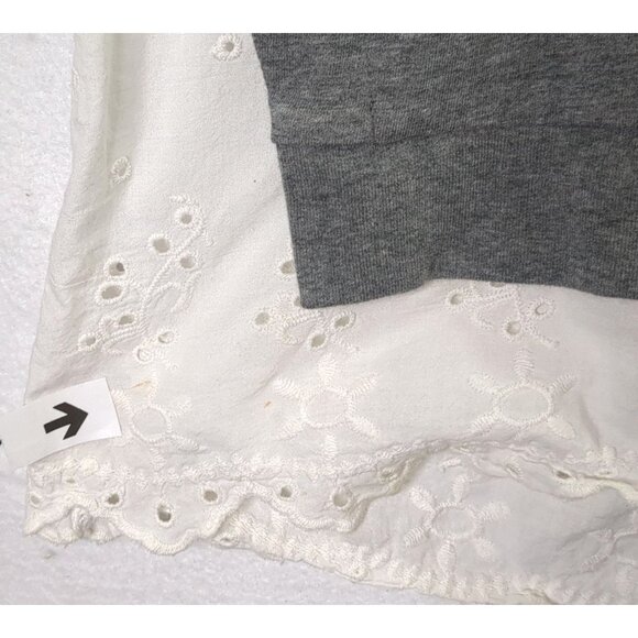 Matilda Jane In The Clouds Top‎ Women S Eyelet Lace Bottom Oversized Layered - Picture 8 of 11